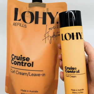 LOHY Cruise Control Curl Cream - 800ml Refill Pouch