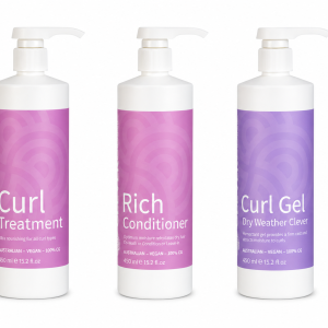 Trio Pack Curl: Treatment + Rich Conditioner + Dry Weather Gel