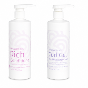 Duo Pack: Fragrance Free Rich Conditioner & Humid Weather Gel